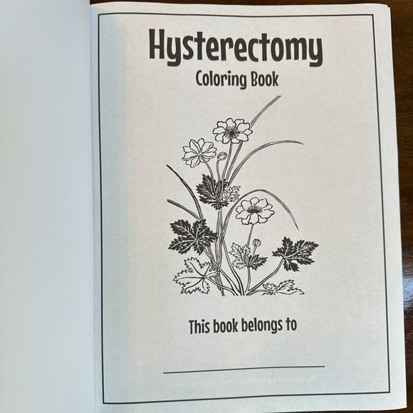 NWT - Hysterectomy Coloring Book - Picture 3 of 7